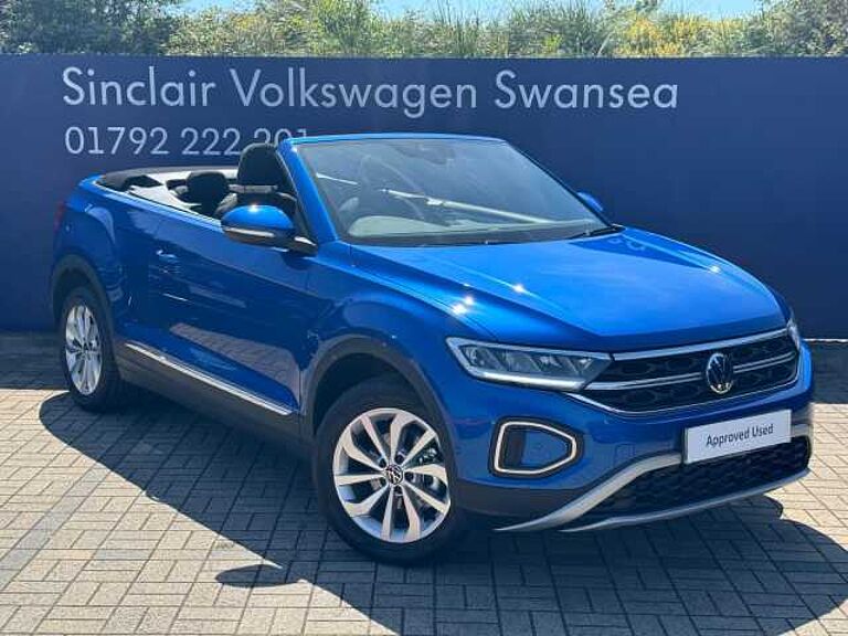 Volkswagen T-ROC Cab Mk1 Facelift 1.5TSI 150PS Style + REAR CAMERA/WIND DEFLECTOR